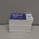 Oxford Index Cards, 3 x 5 Inches, White, Lined on Front, Blank on Back, Flashcards for School and Studying, Recipe Note Cards, 500 Count (5 Packs of 100) (40176)