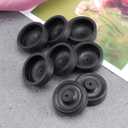 Mipcase Silica Gel Aquarium Air Pump Membrane Replacement Accessories for Fish Tank Oxygen Pump 1.37X1.37X0.59 Inch Cleanable Durable Membranes 10 Pack