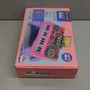 Baby DJ Table for Toddlers 1-3 with Music & Light, Musical Baby Piano Toys 6-9-12-18 Months Toddler Activity Table Music Instruments Learning Toys for 1 Year Old Girl Easter Birthday Gifts Age 0-2