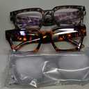 YDAOWKN Oversized Blue Light Blocking Glasses for Woman Rectangle Frame Fashion Chic Preppy Anti Eyestrain