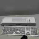 Seenda Wireless Keyboard and Mouse Combo Full Size Slim Thin Wireless Keyboard Mouse with On/Off Switch on Both Keyboard and Mouse - (Black and Silver)