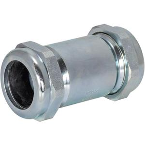 Eastman 4-5/8 Inch Long Pattern Compression Coupling, 1-1/4 Inch IPS, Galvanized Steel, 20568
