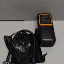 Tire Inflator Portable Air Compressor - 150PSI Cordless Air Pump for Car Tires with Pressure Gauge & LED Light, 3X Faster Inflation Electric Air Compressor for Car Bikes, Motorcycle, Ball (orange)