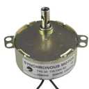 CHANCS Small Synchronous Gear Motor TYC-50 110V AC 5-6RPM CW/CCW Torque 4Kg.cm Electric Synchron Motor for Christmas Dolls (5-6r/min 7mm Shaft)