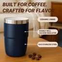 8 oz Small Coffee Cup with Magnetic Lid, Ceramic-Lined 18/8 Stainless Steel, Double-Wall Vacuum Insulated, Stackable, Dishwasher Safe, Mini Tumbler for On-the-Go, 2 Pack, Hot Pink