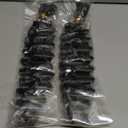 Grey Braiding Hair Deep Wave Bulk Hair for Braiding, No Weft Curly Braiding Hair Extensions for Boho Braids Wet and Wavy Bohemian Braiding Bundles Hair Extensions (18 Inch, 200G, 1B / Gray)