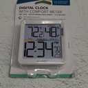 La Crosse Technology 302-1408-TBP Indoor Comfort Meter with Time & Date