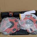 Upgraded Furniture Dolly Movers 5 Wheel Heavy Duty 3000LBS Capacity Carbon Steel Panel 360 Rotating Casters Furniture Slider for Sofa Refrigerator Piano (Red, 6in)