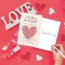 2 x Romantic Valentines Day Card Gifts for Husband Him, Men Women Valentines Day Gift, Birthday Gifts for Girlfriend Wife, Anniversary Card for Him Her, Husband Fiance Fiancee Valentine Gift (1015)