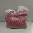 CozyLux Queen Comforter Set Burgundy - Bed in a Bag Queen Size 7 Pieces, Luxury Soft Bed Set for All Seasons, Bedding Set with Down Alternative Comforter, Sheets, Pillowcases & Shams, Red