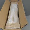 AWASEN Rattan Nightstand, Bedside Table with Rattan Drawer, Wood End Table with Storage and Solid Wood Legs for Bedroom Living Room Small Space (Walnut)