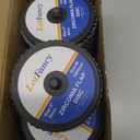 LotFancy 3 Inch Flap Disc, 24PCS 40 60 80 120 Grit Assorted Grinding Wheels, Roll Lock Sanding Disc, High Density Zirconia Grinding Disc, Flat Type 27