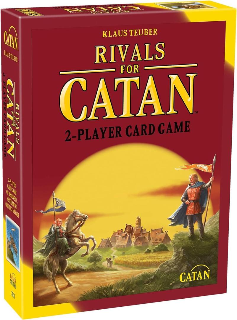 CATAN Rivals for CATAN Card Game - Build, Trade and Conquer! Strategy Game, Family Fun for Kids and Adults, Ages 10+, 2 Players, 45-60 Minute Playtime