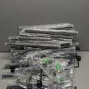 6-Pack String Light Poles for Outside, 10Ft Patio Light Poles for String Lights, Heavy Duty Metal Poles Stand for for Hanging Lights, Patio Deck Backyard, Wedding, Christmas, Party