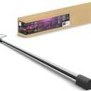 Philips Hue Large Smart Light Tube, Black - White and Color Ambiance LED Color-Changing Light - 1 Pack - Sync with TV, Music, and Gaming - Requires Bridge and Sync Box - Control with App or Voice