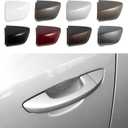 Car Front Left Exterior Door Handle Lock Cover Fit for VW Golf 6 Passat Scirocco Sharan Skoda Superb Seat Alhambra 1K8837879 5KD837879 Door Handle Cover Gray