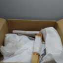 Upholstered Dining Chairs Set of 2,Mid Century Modern Kitchen Chairs with Back and Wood Frame,Faux Leather Dinner Chairs (Light Khaki + Light Walnut Legs, Pack of 1)