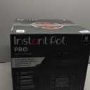 Instant Pot Pro (8 QT) 10-in-1 Pressure Cooker, Slow Cooker, Rice/Grain Cooker, Steamer, Saut, Sous Vide, Yogurt Maker, Sterilizer, and Warmer, Includes App With Over 800 Recipes, Black