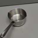 Stainless Steel Butter Warmer Measuring Pan 0.5 Quart Small Sauce Pan 18/10 Tri-Ply Stainless Steel Saucepan with Dual Pour Spouts