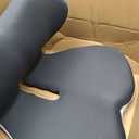 Back and Seat Cushion for Office, Back & Tailbone Pain Relief, Raised Cushion for Lumbar and Butt, Double-Sided Anti-Slip, Improves Sitting Posture, Ergonomic Memory Foam Lumbar Cushion