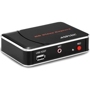 1080P HDMI Video Capture Card HD Game Recorder Compatible with Xbox One/360/ PS4/ Wii U/Nintendo Switch and Support Mic in for Commentary - No PC Required