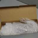 Yinkin 12 Pcs 7 oz Plastic Martini Glasses Disposable Clear Cocktail Dessert Parfait Glasses Unbreakable Mini Martini Cups for Wedding Party Bowl Wine Ice Cream (Stem)