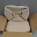 5 Pack Decorative Small Storage Baskets for Shelves, Cotton Rope Woven Basket for Organizing Bathroom, Nursery, Closet, Cabinet, Toys & Socks, Gift Baskets Empty, 11.8"x7.9"x4.7", Khaki