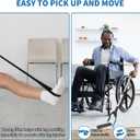 6PC Hip Replacement Recovery Kit, Includes Sock Aid, Long Handle Shoe Horn, Grabber Reacher, Telescoping Back Scratcher, Leg Lifter, Long Handled Bath Sponge, Aids for Postoperative Recovery