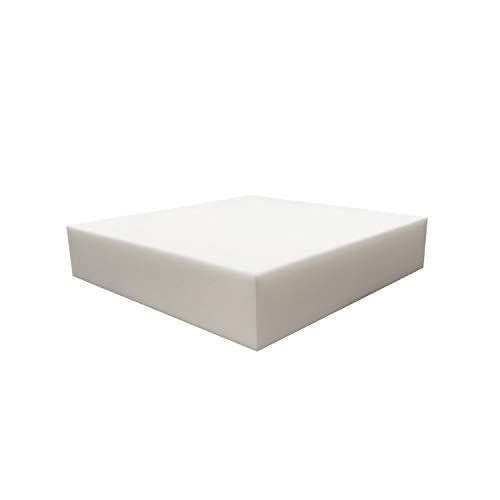 FoamRush 5" x 24" x 27" Upholstery Foam High Density Firm Soft Support (Chair Cushion Square Foam for Dining Chairs, Wheelchair Seat Cushion Replacement), Grey