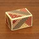Bits and Pieces - Detailed Mosaic Secret Puzzle Box - 7 Step Solution - Wooden Money Box Brainteaser - Secret Compartment Brain Game