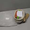 Rorecay Banneton Bread Proofing Baskets Set of 2, 10 Inch Oval Cane Sourdough Bread Rising Basket Bowls with Sourdough Bread Lame Dough Scraper Basting Brush for Sour Dough Proofing Fermentation