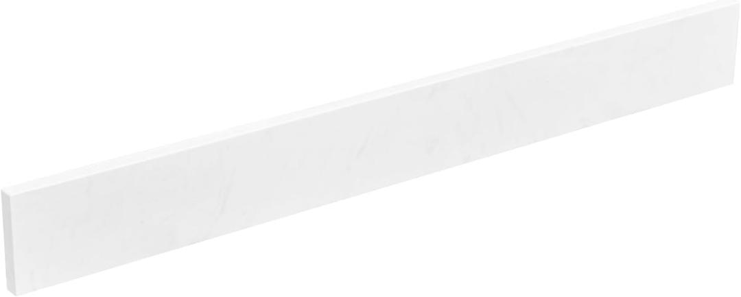 36 in. W x 4 in. H Engineered Stone Backsplash for Bathroom Vanity Sink Top in Ariston White