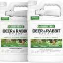 Liquid Fence Deer And Rabbit Repellent Ready-To-Use 1 Gallon, Apply Year-Round, 2 Pack