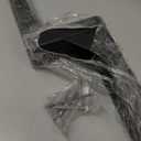 Fence Post Repair Kit, Heavy Duty Steel Fence Post Anchor Ground Spike for Repair Tilted, Broken Wood Fence Post (Black - Set 4) (Single Leg 2.8Ft)