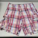 Polo Ralph Lauren Mens Multicolor PLAID Cargo Shorts Mens 34