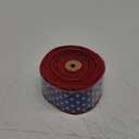 LaRibbons Patriotic Ribbon Wired, 4th of July Reversible Red White Blue American Flag Ribbon 2.5 Inch x 12 Yard Continuous for Independence Memorial Day Gift Wrapping DIY Crafts