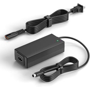 VHBW 42V Scooter Charger Compatible with Ninebot G30LP ES2 ES4 ES1L F20 F30 F40 E22 E25 M365 Pro/Pro2 Lime-S Electric Scooter with 36V Battery Compatible with Ninebot Electric Scooter Charger