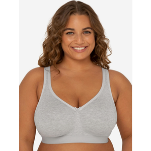 Fruit of the Loom Women's Fit for Me Collection: Plus-Size Wireless Bra - Soft Cotton Comfort & Support 40 G