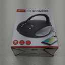 GPX BC111B Portable Top-Loading CD Boombox with AM/FM Radio and 3.5mm Line Input