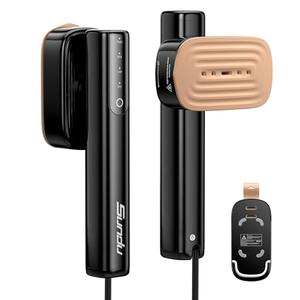 Travel Steamer for Clothes, Portable Handheld Design, Clothing Wrinkles Remover, Strong Penetrating Steam, 1200W Powerful 2 In 1 Steamer & Iron, 100ml Big Capacity, Home, Office, Travel