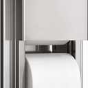 Recessed Commercial Toilet Paper Dispenser, 2 Roll Stainless Steel Toilet Paper Holder. Wall Mount, Locking Tissue Dispensers for Bathroom/Restroom