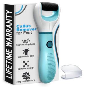 Electric Foot Callus Remover  Electric Foot Grinder with 2800 RPM Motor & 360 Rotating Replaceable Roller, Ergonomic Grip for Wet & Dry Skin  Pedicure Tools for Feet for Smooth Heels & Skin Care