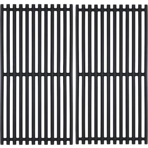 Charbrofire 463241013 463241014 463270614 Grates Replacement Parts for Charbroil Grill Grates 463270615 463241014 T-22D 463270613 463270611 Char-Broil Cast Iron Cooking Grate 2 Pieces