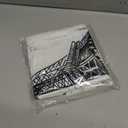 Nander Paris Eiffel Tower Satin Pillowcase for Hair and Skin Cool Soft Silk Pillow Cases No Zipper, 1 PCS Pillow Cover with Envelope Closure - 20x40 inch