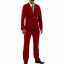 fun shack News Anchor Costume for Men, Newsreader Suit, Anchor Man Outfit, Professional Newsreader Halloween Costumes for Men, Large