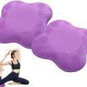 2 packs Yoga Knee Pad Mats Extra Thick for Knees Elbows Wrist Hands Head Foam Pilates Kneeling pad Yoga Knee Cushion Thick Exercise Pads for Knees Elbows Wrist Hands Head Foam Pilates Kneeling padSupport Foam Pads for Women and Men (purple)