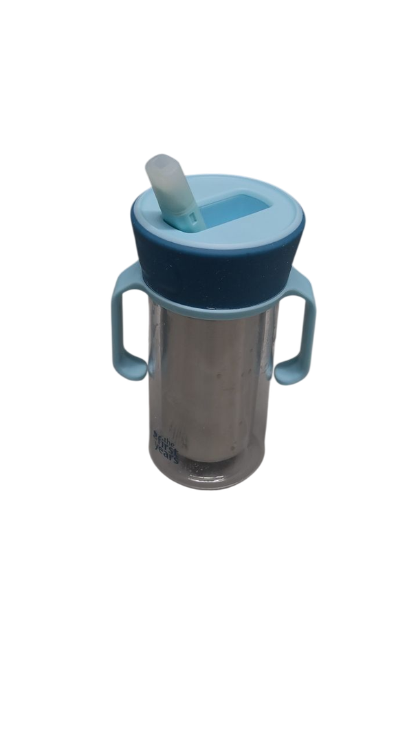 Fanhaw 14 Oz Kids Insulated Water Bottle with Straw - Stainless Steel Double Wall Vacuum Cup, Leakproof, BPA Free, Suitable for Boys And Girls