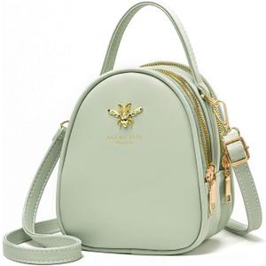 Lightweight Small Crossbody Bags Shoulder Bag for Women Stylish Ladies Cell Phone Purse and Handbags Wallet (0-0-1-light Green)