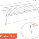 Hisencn Grill Warming Rack for Charbroil Performance 4 Burner 463377319, Replacement Parts for Char Broil 463377319 4-Burner Gas Grill, Warming Grates, Stainless Steel
