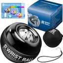 JIN BD Wrist Trainer Ball Auto-Start Gyroscopic Forearm Exerciser Gyro Ball for Strengthen Arms, Fingers, Grip and Muscles